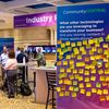 CommunityLIVE community post-it board.