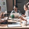 Group of businesspeople having a meeting at the office