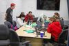 Students participating in the Hyland Hackathon in Westlake, Ohio