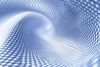 An abstract wave pattern in light blue with a series of rounded forms creating a dynamic, flowing texture.