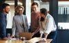 Group of business people having a meeting