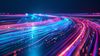 Dynamic abstract illustration of information flow