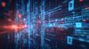An image of a set of data portrayed in a futuristic aesthetic.
